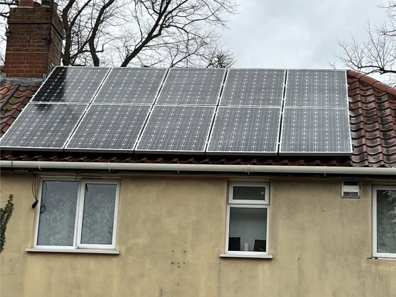 Clean solar panels after professional solar panel cleaning